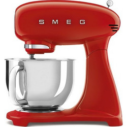 Smeg SMF05RDEU Κουζινομηχανή 800W με Ανοξείδωτο Κάδο 4.8lt