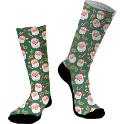 Dimisocks Do You Dare Christmas Santa Claus Χριστουγεννιάτικες Ανδρικές Κάλτσες Ψηλές Πράσινες 70073