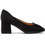 Caprice Γόβες Suede με Χοντρό Χαμηλό Τακούνι Μαύρες 9-22402-29