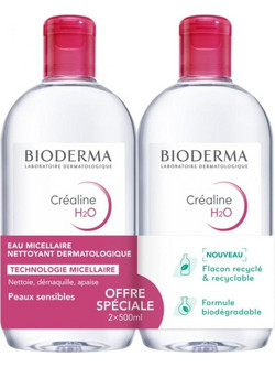 Bioderma Crealine H2O Micellar Water Ντεμακιγιάζ 500ml