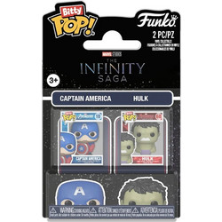 Funko Bitty Pop! Marvel The Infinity Saga 2-Pack Captain America & The Hulk