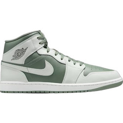 Jordan Air 1 Mid Ανδρικά Sneakers Μποτάκια Λευκά DQ8426-107