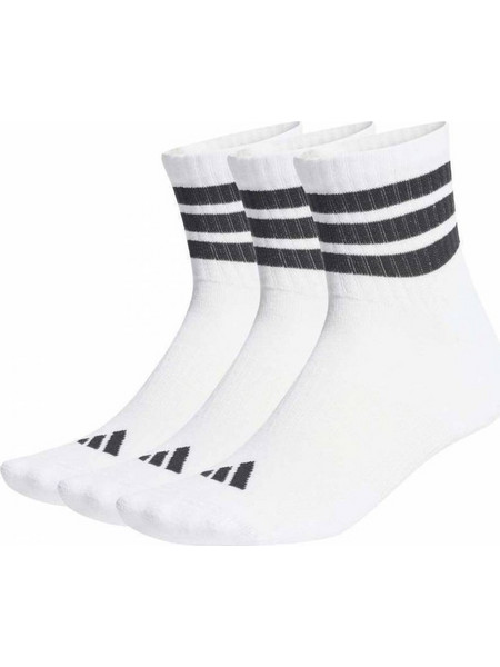 Adidas Ανδρικές Κάλτσες Κοντές Λευκές 3Pack JZ0529