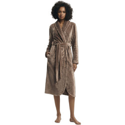 Henderson Γυναικεία Ρόμπα Χειμωνιάτικη Fleece Σοκολατί 43595-84Χ