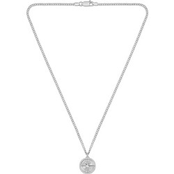 Hugo Boss Ανδρικό Κολιέ Αστέρι από Ατσάλι Ασημί 1580841