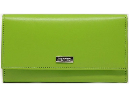 Mentzo Athena Μεγάλο Γυναικείο Πορτοφόλι RFID με Clip Lime L310