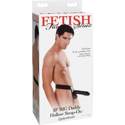 Pipedream Fetish Fantasy 10" Big Daddy Harness Strap On με Dildo 25cm Μαύρο