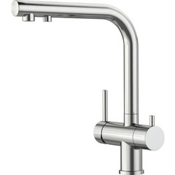 Blanco Fontas II 523129 Μπαταρία Κουζίνας Πάγκου Τριπλής Παροχής Ανάμεικτη Inox