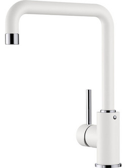 Blanco Mili 142-523107 Μπαταρία Κουζίνας Πάγκου Διπλής Παροχής Ανάμεικτη Λευκή