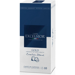 Caffe Excelsior Κάψουλες Espresso Gold Συμβατές με Μηχανή Nespresso 10τμχ