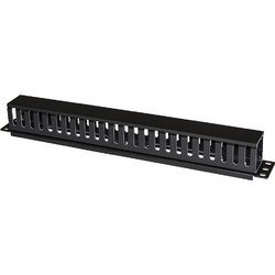 Powertech NETW-0048 Οδηγός Καλωδίων για Καμπίνες Rack Πλαστικός 1U 19" 483x52x45mm