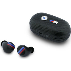 BMW Carbon Metal Logo Ακουστικά Bluetooth In Ear Ανθεκτικά στο Νερό Black