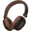 Bonofone BO34 Ασύρματα Bluetooth Ακουστικά Over Ear Μαύρα Καφέ