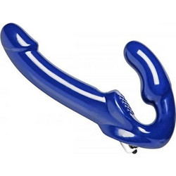 Strap U Revolver II Strapless Strap On 25.4cm με Δόνηση Μπλε