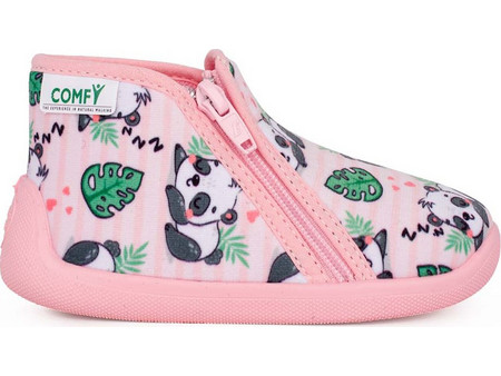 Comfy Graff Pvt Χειμερινές Παιδικές Παντόφλες Μποτάκια για Κορίτσι Ροζ 0580