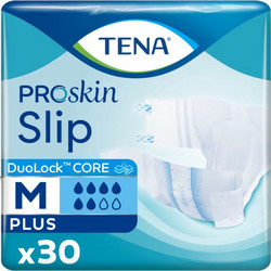 Tena Proskin Slip Plus Medium Πάνες Ακράτειας 6 Σταγόνες 30τμχ