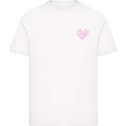 Mister Tee Butterfly Heart Παιδικό T-Shirt Κοντομάνικο Λευκό Ροζ MTK403-00220