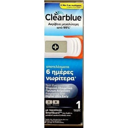 Clearblue 6 Ημέρες Νωρίτερα Τεστ Εγκυμοσύνης 1τμχ