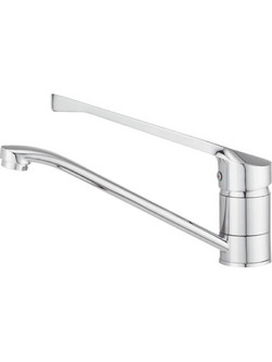 Gloria Chrome 23-1210 Μπαταρία Κουζίνας Πάγκου Διπλής Παροχής Ανάμεικτη Inox