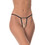 Milena By Paris Γυναικείο Sexy String Αυτοκινήτου Μαύρο 6841