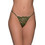 Milena By Paris Γυναικείο Sexy String με Δαντέλα Χακί 6951