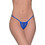 Milena By Paris Γυναικείο Sexy String με Δαντέλα Royal Blue 6525