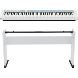 Casio PX-S1100CB Home Bundle Ηλεκτρικό Πιάνο Stage με 88 Βαρυκεντρισμένα Πλήκτρα White