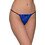 Milena By Paris Γυναικείο Sexy String με Δαντέλα Royal Blue 7713