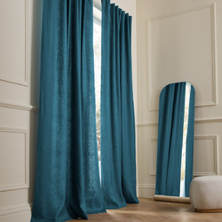 La Redoute Κουρτίνα με Θηλιές 140x320 Private 350909304 Μπλε