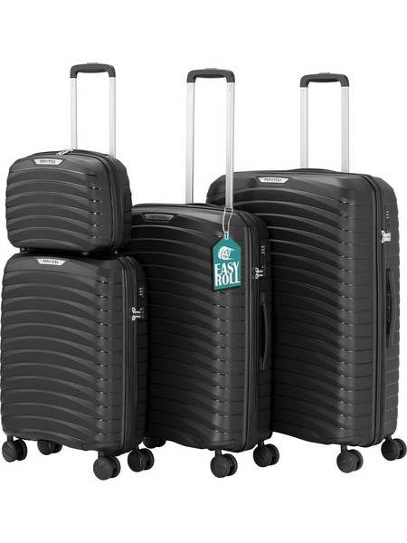 Provitera 02001732 Σετ Βαλίτσες 4τμχ Μαύρες