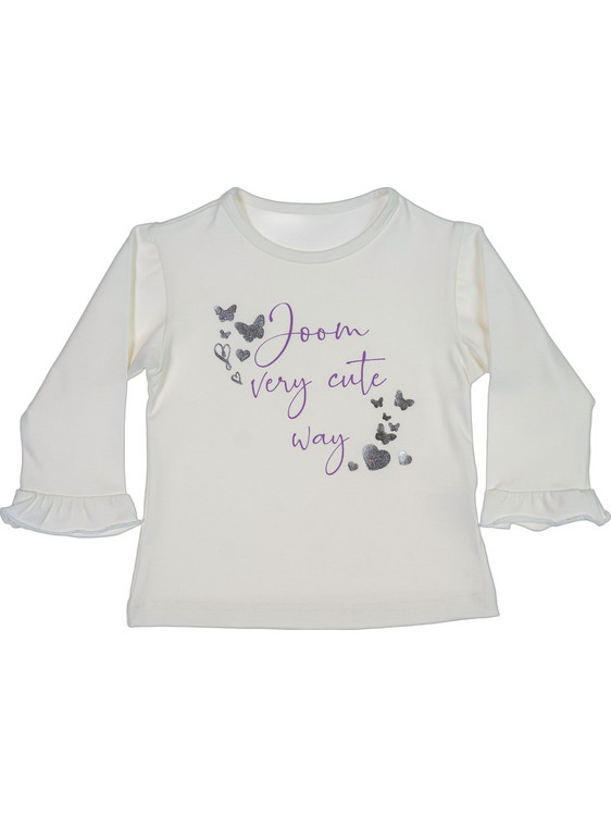 Joom Παιδικό T-Shirt Μακρυμάνικο Λευκό 02225509