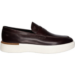 Boss Shoes Ανδρικά Μοκασίνια Loafers Δερμάτινα Καφέ D7864