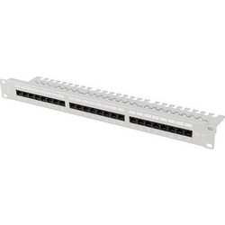 Lanberg PPU5-1124-S Ethernet Patch Panel Rack 1U 19" 24 Θυρών Cat.5e Unshielded UTP