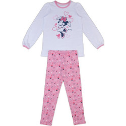 Prenatal Minnie Παιδική Πιτζάμα Συνθετική Χειμωνιάτικη Λευκή Ροζ 1456633