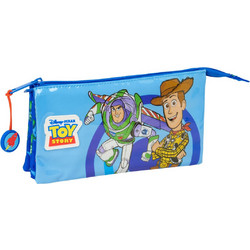 Safta Toy Story Good Vibes Κασετίνα με 3 Θήκες Πολύχρωμη S4313612