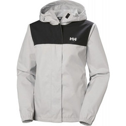 Helly Hansen Vancouver Αθλητικό Γυναικείο Μπουφάν Χειμωνιάτικο Softshell Κοντό Αδιάβροχο Γκρι 53587-823
