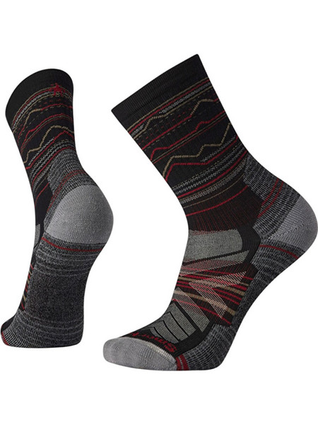 Smartwool Ανδρικές Κάλτσες Ψηλές με Σχέδια Μαύρες SW001615001