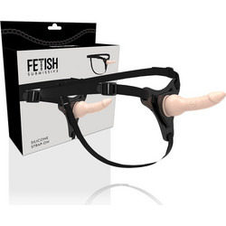 Fetish Submissive Harness Strap On με Dildo 16cm Flesh