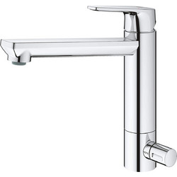 GROHE 31696000 Μπαταρία Κουζίνας Πάγκου Τριπλής Παροχής Ανάμεικτη Inox