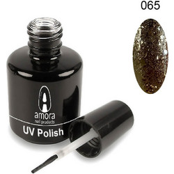Amora 065 Gold Effect Ημιμόνιμο Βερνίκι Νυχιών 10ml