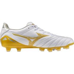 Mizuno Neo IV Pro FG P1GA2634-50 Ποδοσφαιρικά Παπούτσια με Τάπες Λευκά Χρυσά