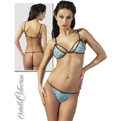 Cottelli Σετ Sexy Εσώρουχα See Through με Δαντέλα Γαλάζια 22104364040