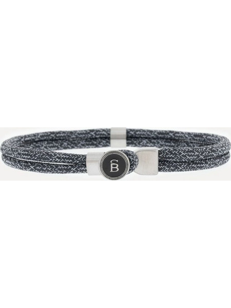 Steel & Barnett Riptide Ανδρικό Βραχιόλι Χειροπέδα από Ατσάλι Ασημί RBR/004