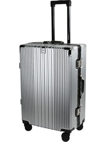 Colorlife 7955 Βαλίτσα Μεσαία 66x42x28cm με 4 Ρόδες Γκρι