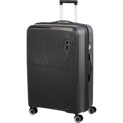Bartuggi 724-19.70 Βαλίτσα Μεγάλη 76x49x19.5cm με 4 Ρόδες Μαύρη