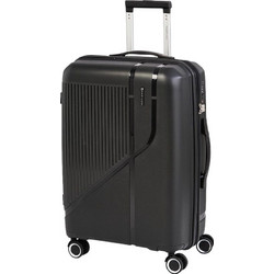 Bartuggi 724-106.70 Βαλίτσα Μεγάλη 76x49x29.5cm με 4 Ρόδες Μαύρη
