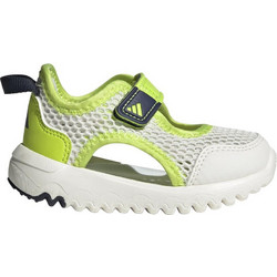 Adidas Παιδικά Παπουτσοπέδιλα Ανατομικά Λευκά Lime IH1011