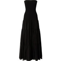 Pinko Midi Καλοκαιρινό Βραδινό Φόρεμα Μαύρο 107015A3D1-Z99