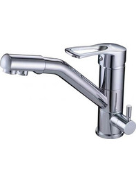 Bruno M54954-355C Μπαταρία Κουζίνας Πάγκου Τριπλής Παροχής Ανάμεικτη Inox