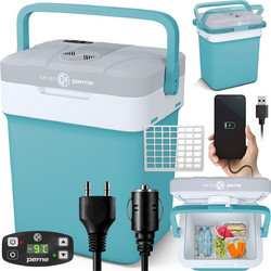 Peme Essential 32 Ηλεκτρικό Φορητό Ψυγείο 32lt 12V / 220V Τυρκουάζ